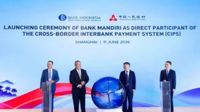 Bank Mandiri Jadi Bank Pertama yang Terhubung Langsung dengan Sistem Pembayaran China