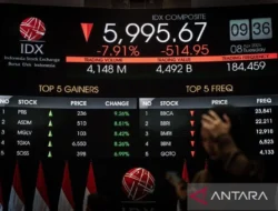 IHSG Jatuh 8,69 Persen Terjebak Tekanan Jual: Cermati Empat Saham ini