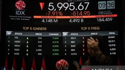 IHSG Jatuh 8,69 Persen Terjebak Tekanan Jual: Cermati Empat Saham ini