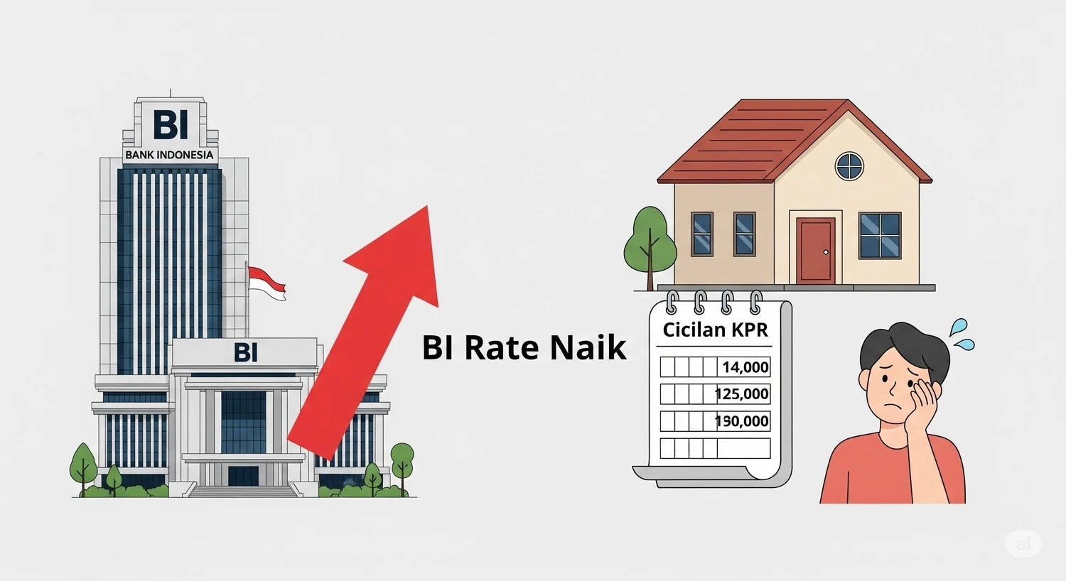 Kenaikan BI Rate: Dampak pada Kredit dan Biaya Dana Perbankan