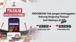 Livin’ Sukha Bank Mandiri Jual Tiket Timnas Indonesia, Begini Cara Belinya